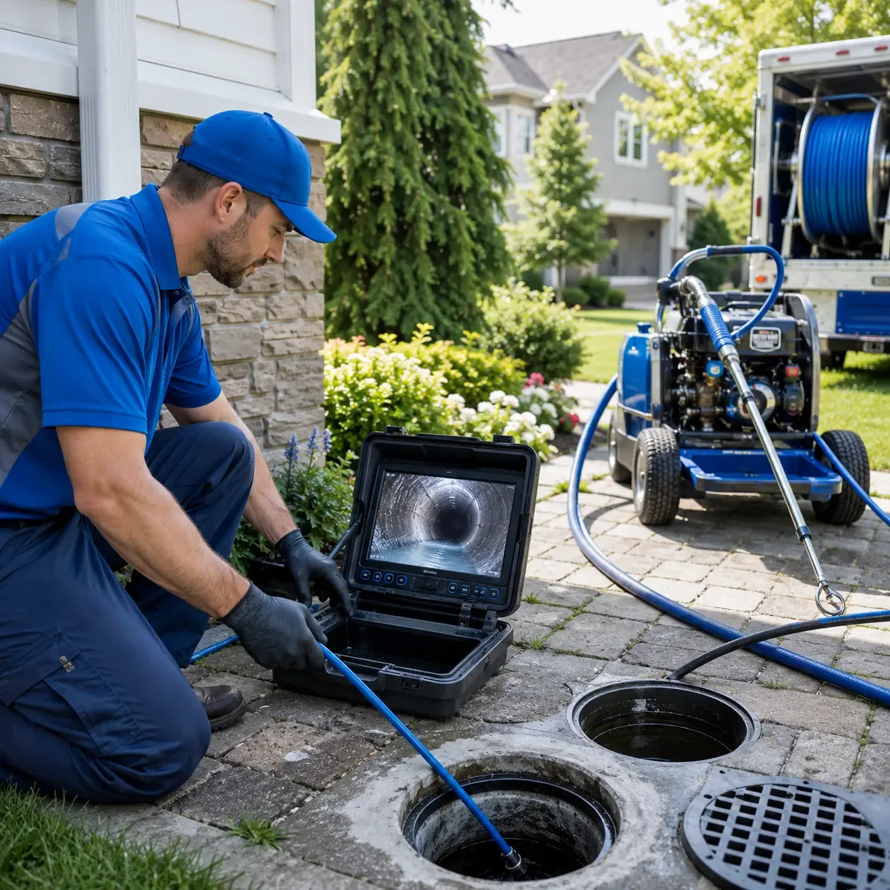 Outdoor drain cleaning professionals serving East Alton, IL
